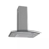 Coifa De Parede Nardelli Vidro Curvo Clean 60cm Kromanox 220v