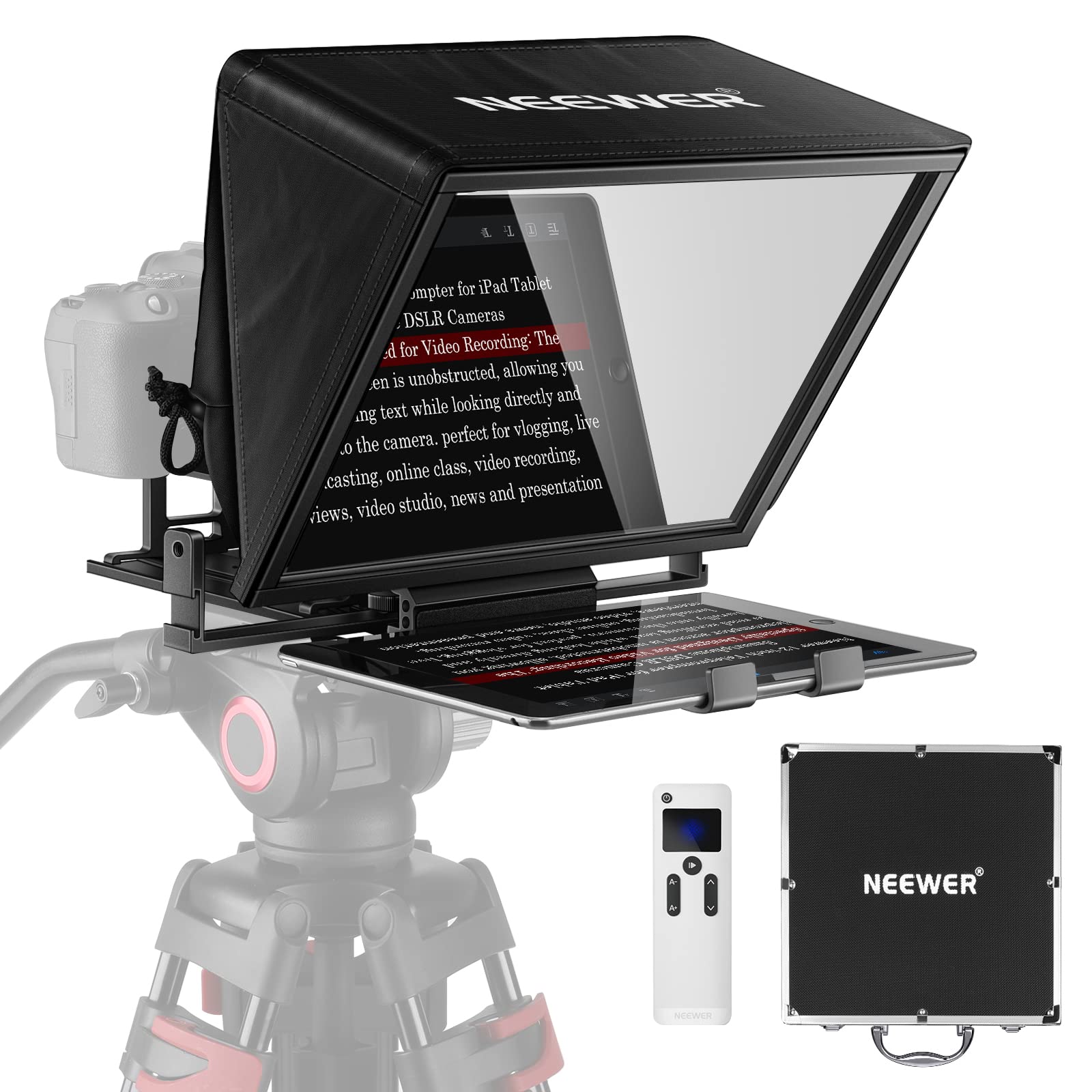 Teleprompter Neewer X14 Com Controle Remoto Rt-110