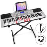 Teclado De Piano Mustar Meks-400 61 Teclas Com Teclas Iluminadas