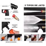 Lavadora Portátil Com Sabão Pistola E Jato Forte