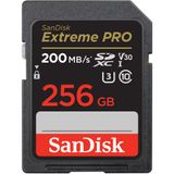 Cartão De Memória Sandisk 256gb Extreme Pro Uhs-i Sdxc - 200mb/s