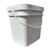Balde 16l Retangular Para Composteira Caseira