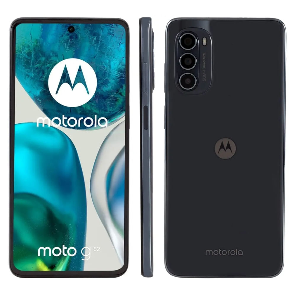 Usado: Motorola G52 128 Gb Preto - Excelente