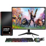 Pc Gamer Skill Rgb Amd Ryzen 5 4600g Gráficos Radeon Vega 7 Monitor Led 20kit Gamer 8gb Ddr4 3200mhz Ssd 256gb Sgx-0054