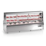 Balcão De Açougue Refrigerado Turino Aço Inox 220v Grta-300 Ai Gelopar