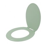 Assento Sanitario Tampa Almofadado Universal Super Macio Todos Os Modelos De Privada Lavabo Verde