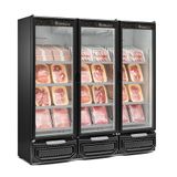 Refrigerador Expositor Vertical 1468 Litros Preto 220v Gelopar Gcbc-1450