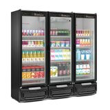 Refrigerador Expositor Vertical 1468 Litros Preto 220v Gelopar Gcvr-1450