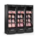 Refrigerador Expositor Vertical 1468 Litros Preto 220v Gelopar Gcbc-1450 Lb