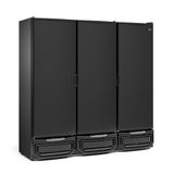 Refrigerador Vertical 1468 Litros Preto 220v Gelopar Gcbc-1450c
