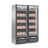 Refrigerador Expositor Vertical 957 Litros Inox 220v Gelopar Gcbc-950 Ti