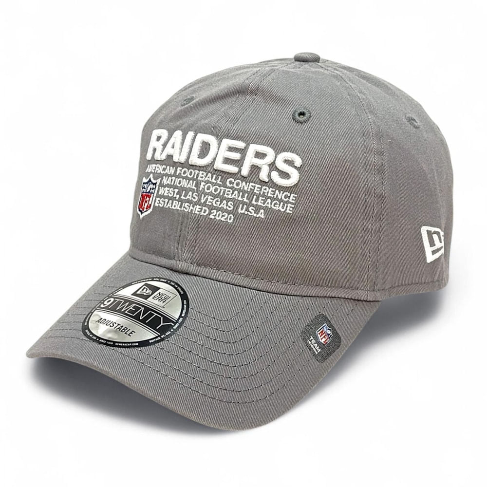 Boné New Era Las Vegas Raiders Institutional Style Cinza