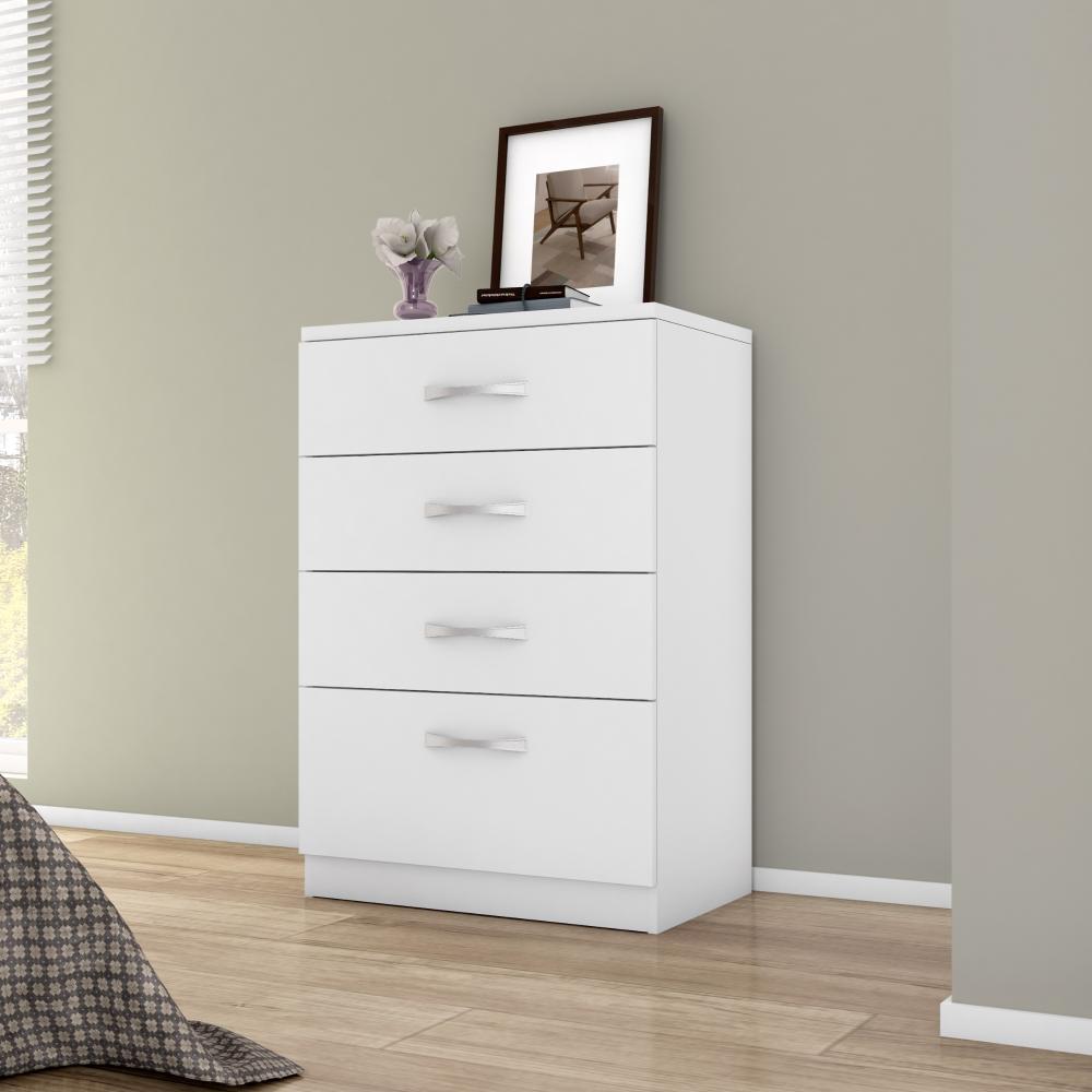Cômoda 4 Gavetas Astral Branco Demobile