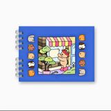 Livro Colorir Azul Terapia Anti Stress Bobbie Goods