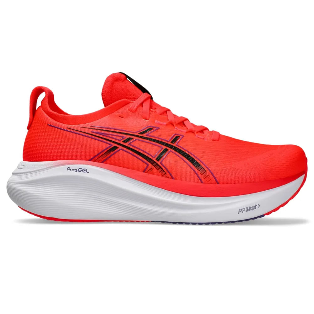 Tênis Asics Gel-nimbus 27 Flash Red-masculino