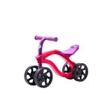 Bicicleta Equilíbrio Infantil 4 Rodas Design Futurista Rosa