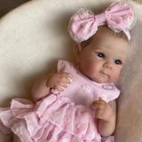 Bebê Reborn Menina Toda De Silicone De Vinil Artesanal
