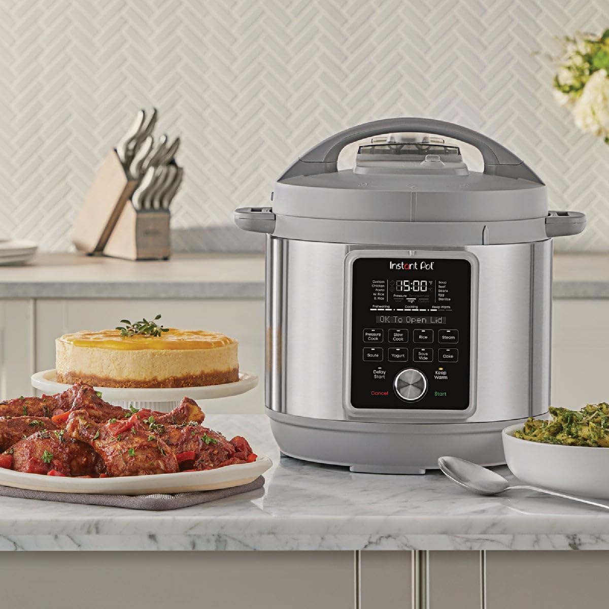 Panela De Pressão Elétrica Instant Pot Duo Plus 8l Inoxidável
