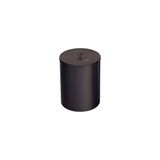 Lixeira Tramontina Útil Aço Inox Scotch Brite Em Revestimento Especial A Base De Verniz Black Matte 5l 94540/084