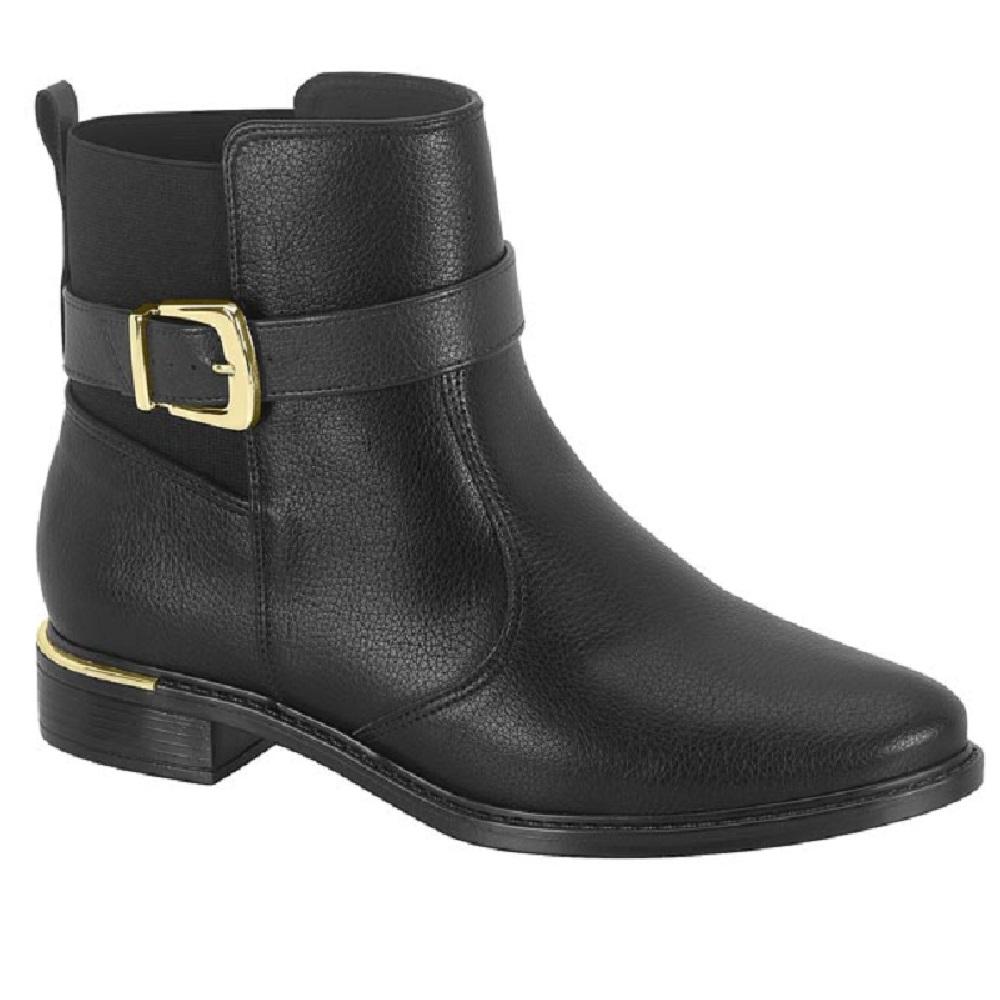 Bota Vizzano Salto Bloco Cano Medio Ref 3077.121.23664 Preto 036