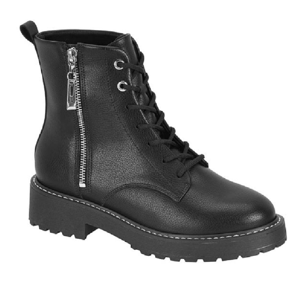 Bota Vizzano Coturno Tratorada Ref 3103.104.23572 Preto 039