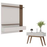 Home Suspenso Juriti 1.5 Amendoa Off White Matte Com Aparador Noronha Off White Matte - Colibri