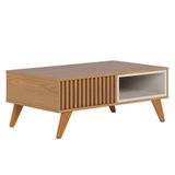 Mesa De Centro Jeri Freijó Off White - Colibri