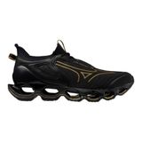 Tênis Mizuno Wave Prosphecy 14 Preto E Dourado-masculino
