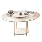 Mesa De Centro Sky Com Tampo De Vidro Off White Hb Móveis