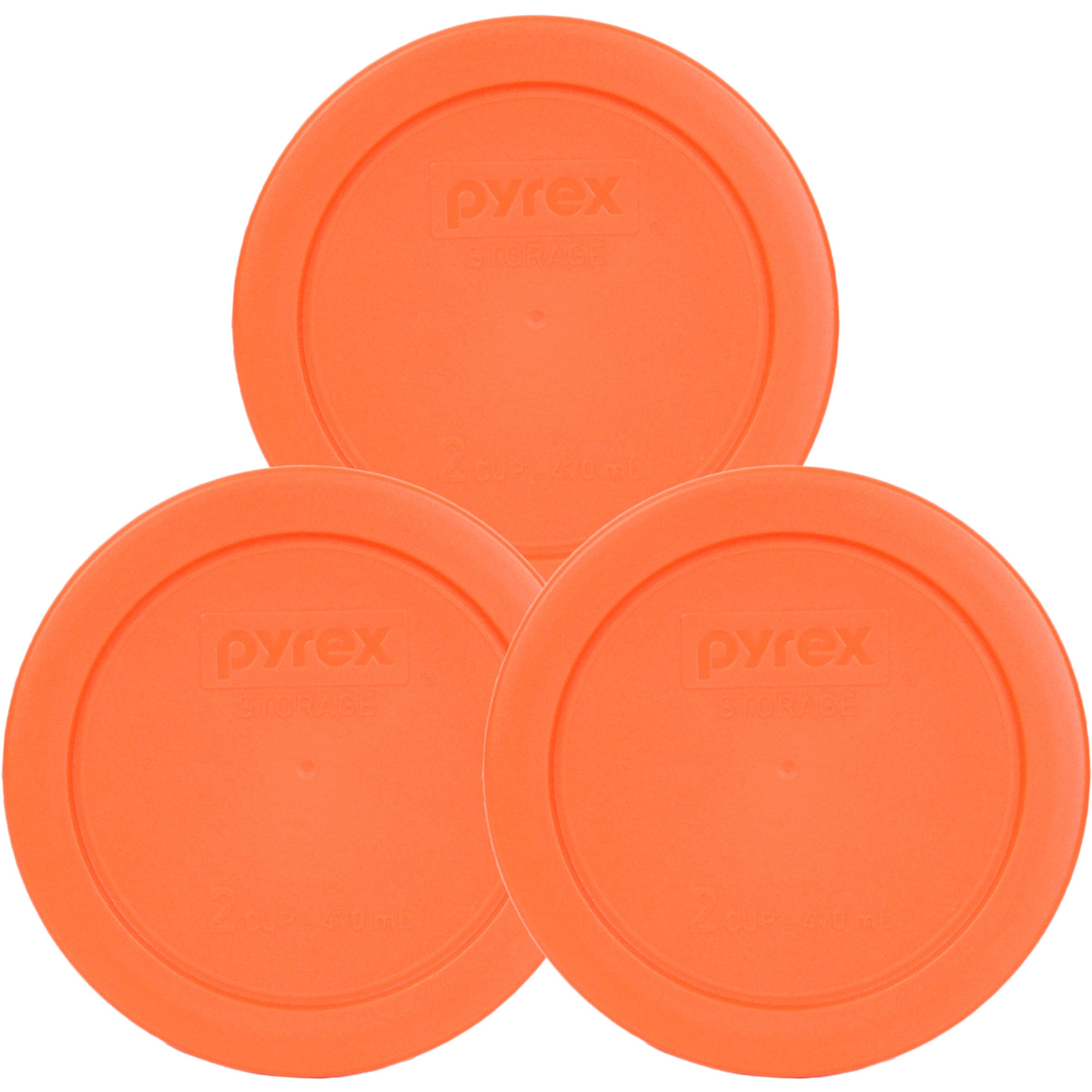 Tampa De Armazenamento Pyrex De 2 Xícaras Redonda Para Taças De Vidro #7200 -pc