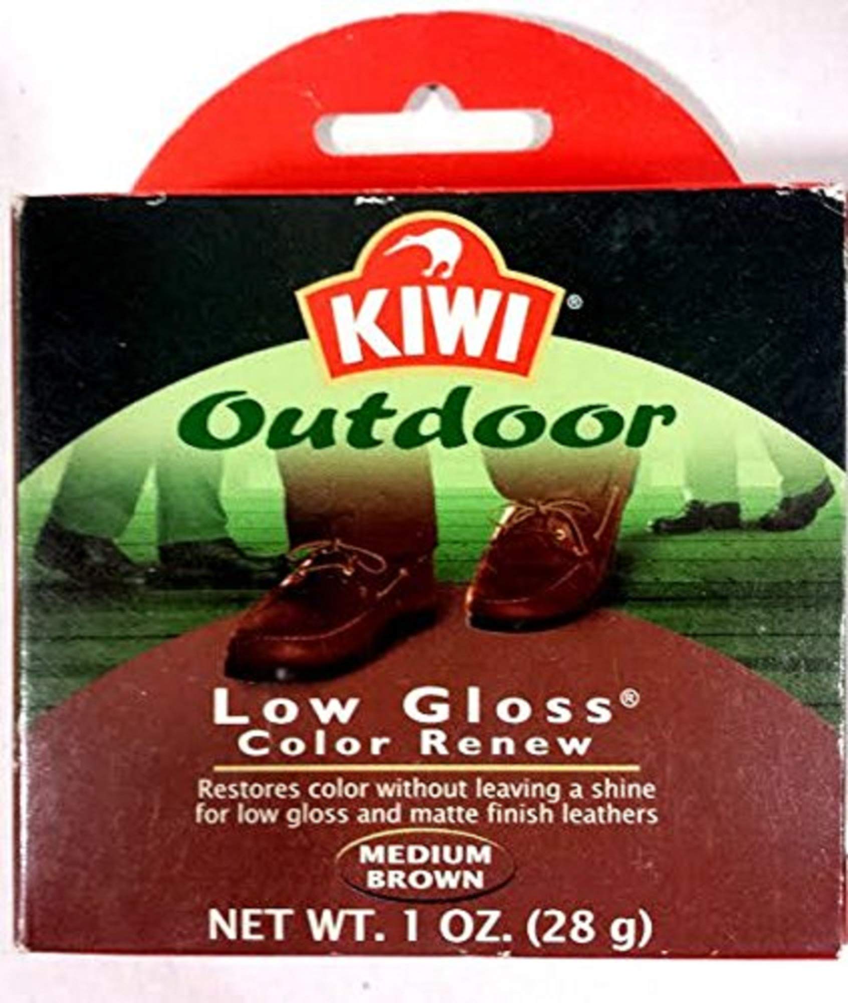 Shoe Care Kiwi Low Gloss Color Renew Medium Brown 30ml