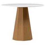 Mesa De Jantar 100x100 Cm Isis Com Vidro Ype Off White New Ceval