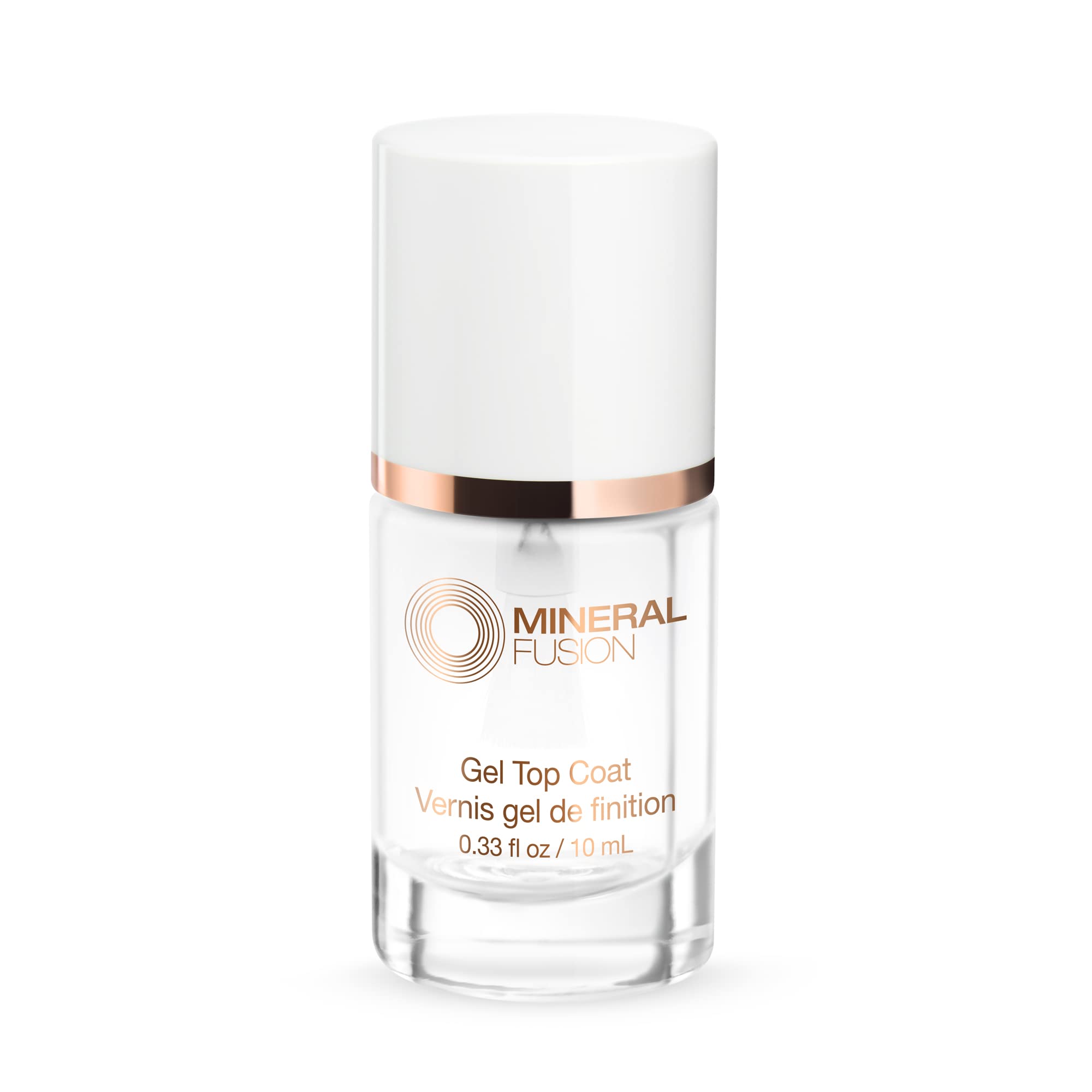 Gel Nail Top Coat Mineral Fusion, Resistente A Lascas, 10 Ml