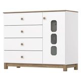 Cômoda Infantil Aconchego Branco Jequitibá Hp Henn