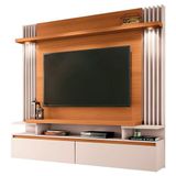 Painel Para Tv Home Suspenso Brasil Cinamomo Off White Hb Móveis