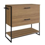 Gabinete Para Banheiro Industrial Com Gaveta E Porta Sem Cuba Mel