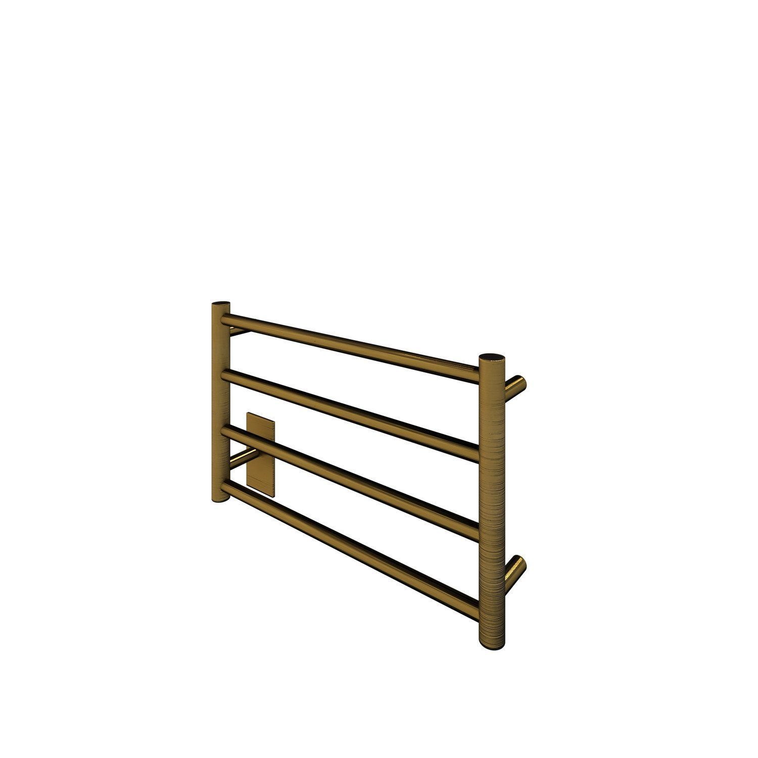 Toalheiro Aquecido Round Clean Bivolt E Bilateral Thermo Ouro Escovado