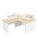 Escrivaninha Para Escritório Em L Office Dubai/branco