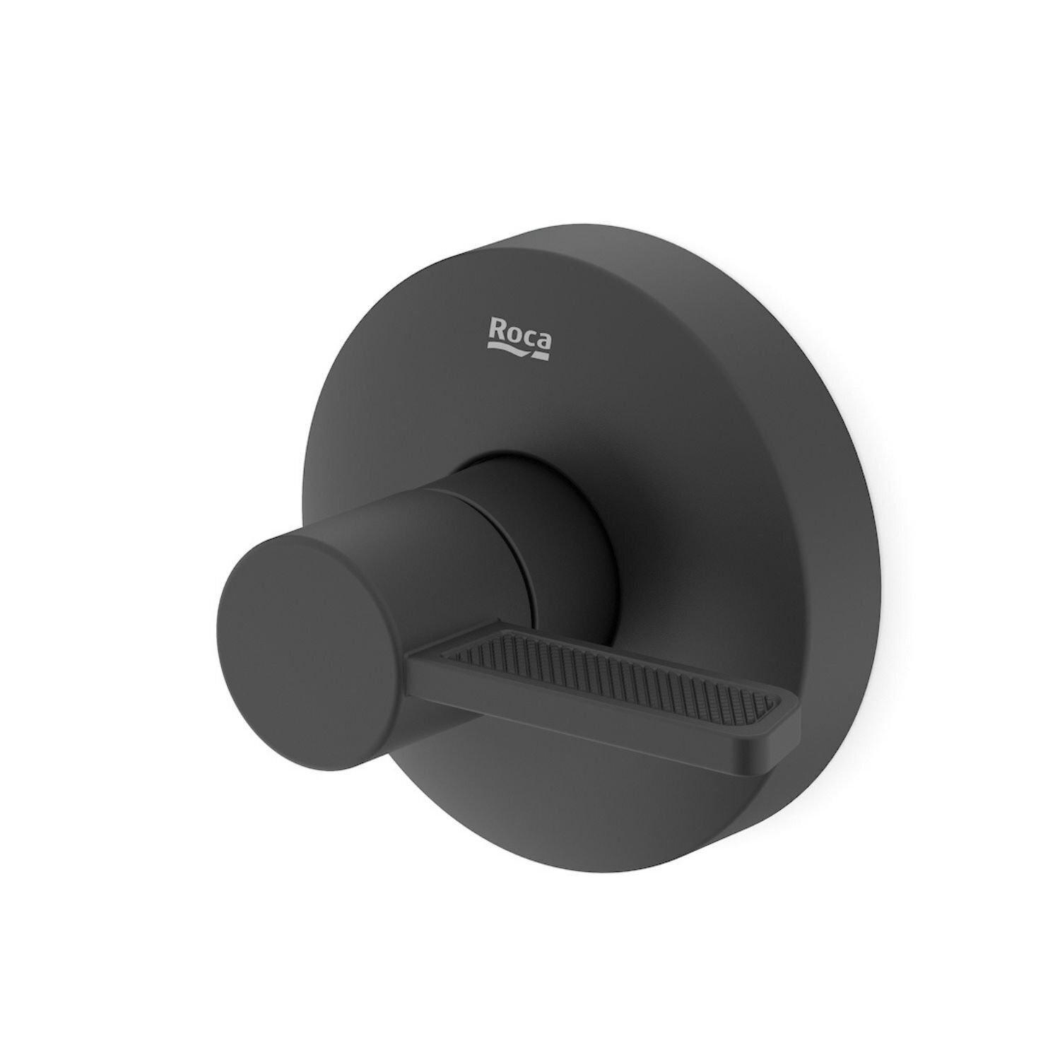 Acabamento De Registro Para Base Docol 1.1/4 1.1/2 Logic Roca Matte Black