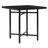 Mesa De Jantar Quadrada 74,3cmx86cm Pop Preto
