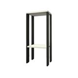 Mesa Alta Mesa De Canto Mesa De Apoio Mesa De Bebedouro Mesa Lateral Preto E Branco