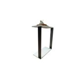 Mesinha Lateral Para Sofá Estilo Industrial 100% Mdf Mesa Apoio Mesa Auxiliar Sofá Preto Com Branco