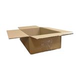 25 Caixa De Papelão 20x13x6 Parda Tipo Maleta