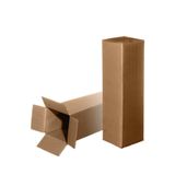 25 Caixa De Papelão 15x15x60 Parda Tipo Maleta