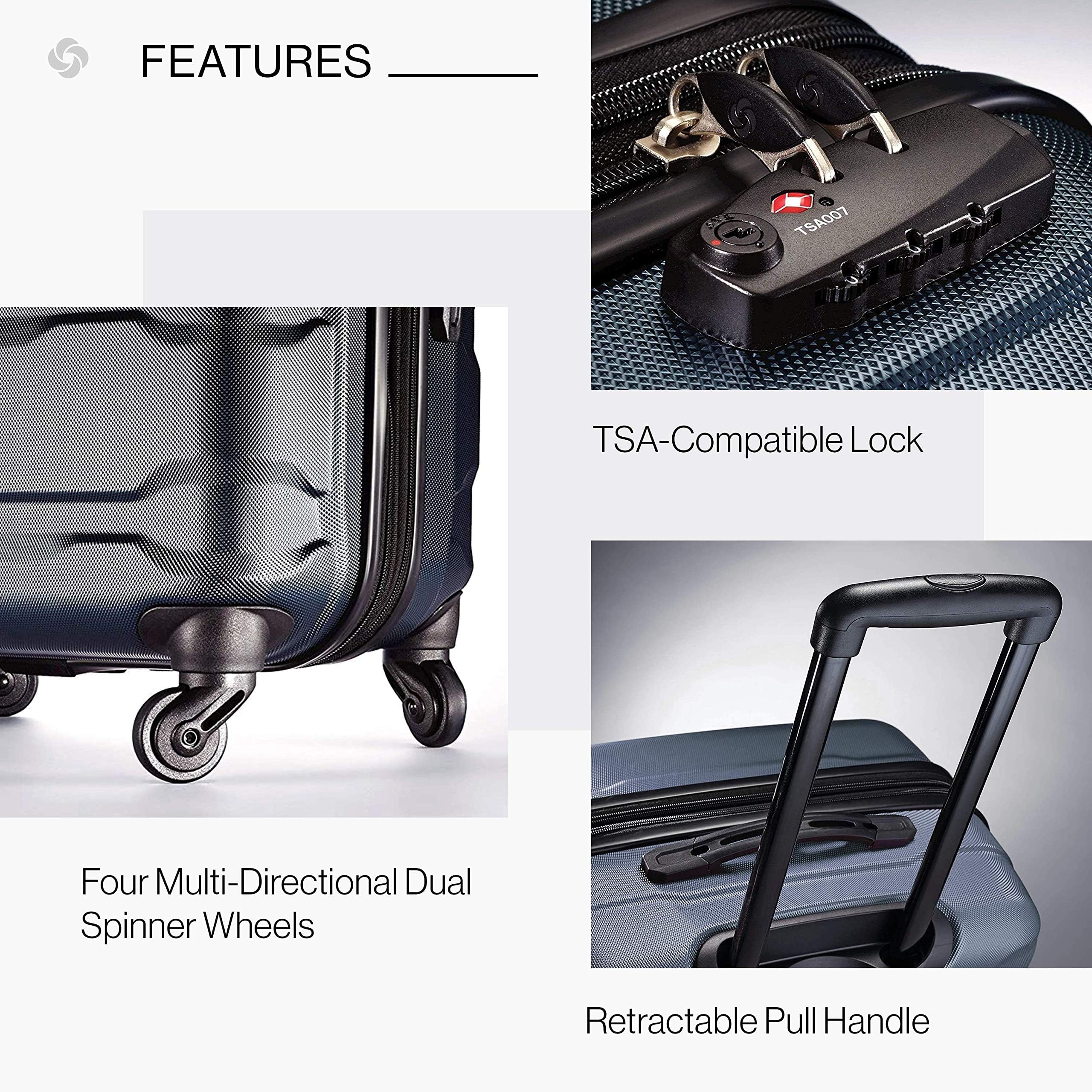 バッグ Samsonite Omni PC Hardside Spinner 28 Bagagem Samsonite Omni Pc Hardside Expansível De 28 Polegadas