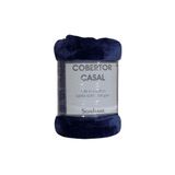 Cobertor Super Soft 300g/m Casal 1,80x2,20m Marinho Sonhare Sultan