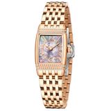 Relógio Feminino Quartzo Design Fino Elegante Com Strass Em Aço Inoxidavel Impermavel Cinza Dourado