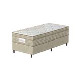 Conjunto Box Solteiro Mola Ensacada Prodormir Outback New Bege