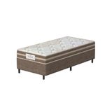 Conjunto Box Solteiro Mola Ensacada Prodormir Solar Bambu Bege