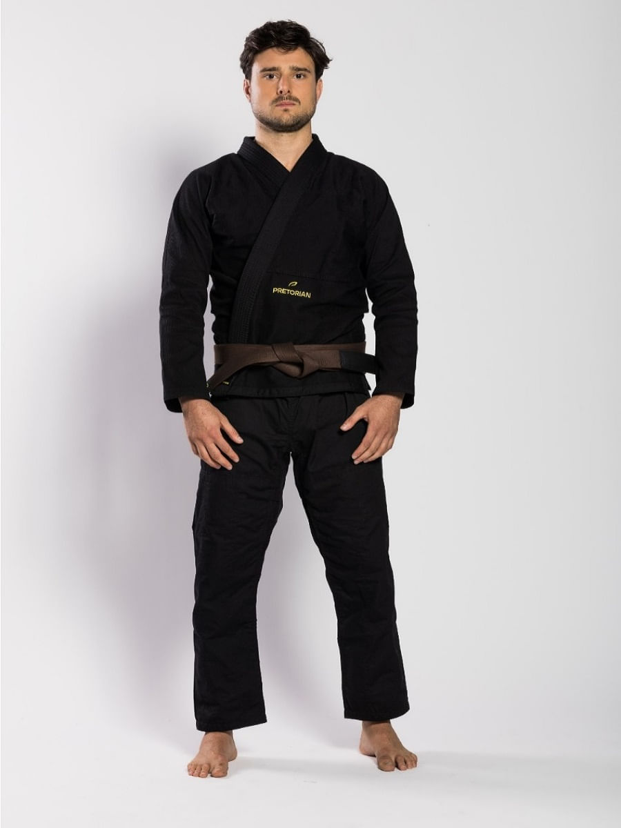 Kimono De Jiu-jitsu Pretorian First New - Unissex - Preto
